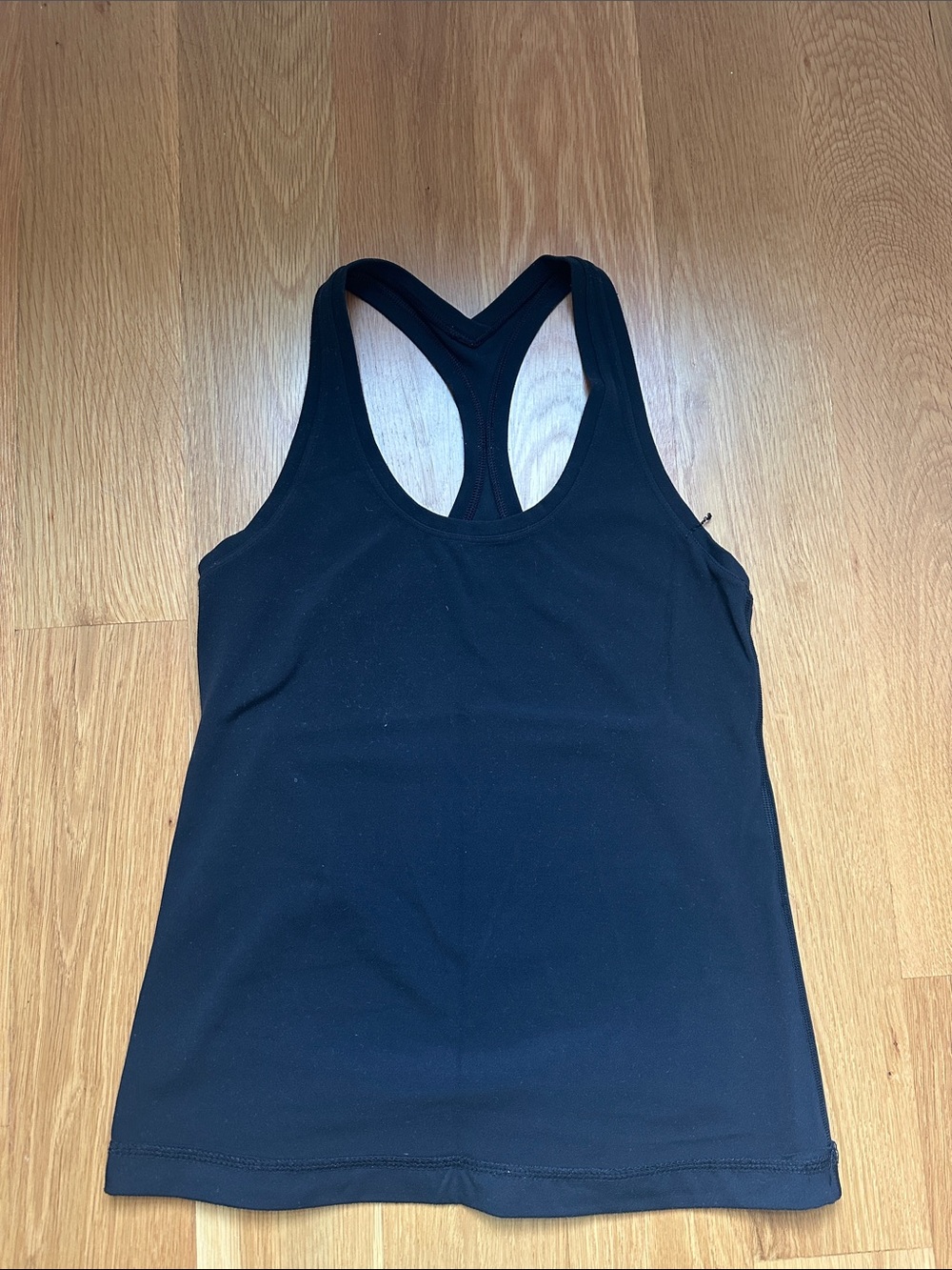 Lululemon; Women’s Black Racerback Tank Top